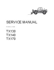 CASE TX140 TELESCOPIC HANDLER Service Repair Manual Instant Download