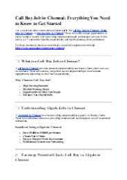 How To Join Gigolo Job In Chennai ? (2)