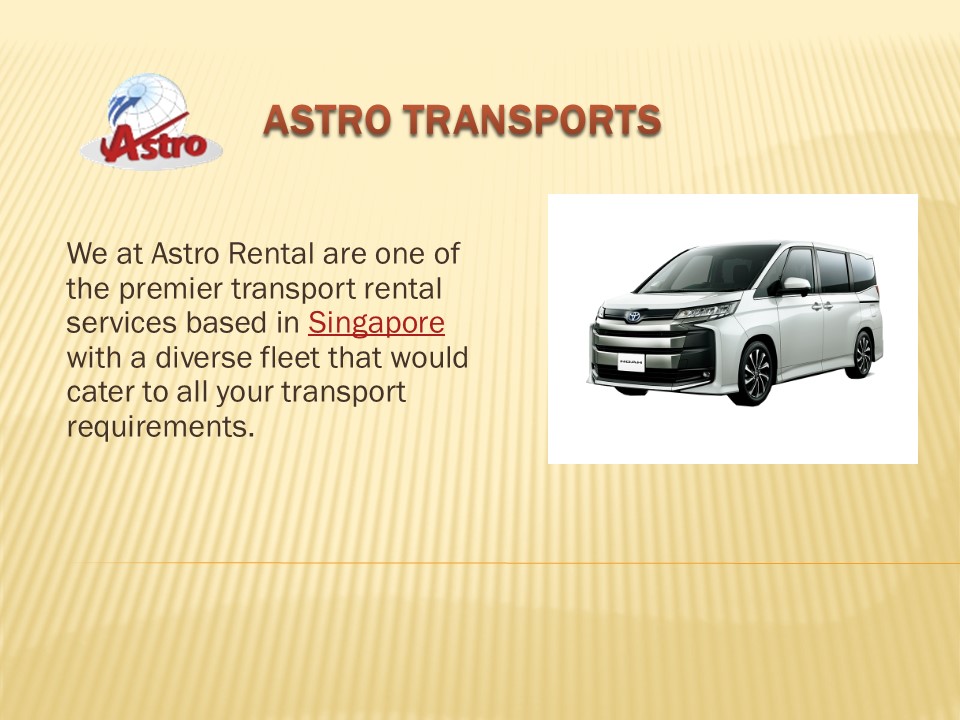 Affordable rental fleets in Singapore