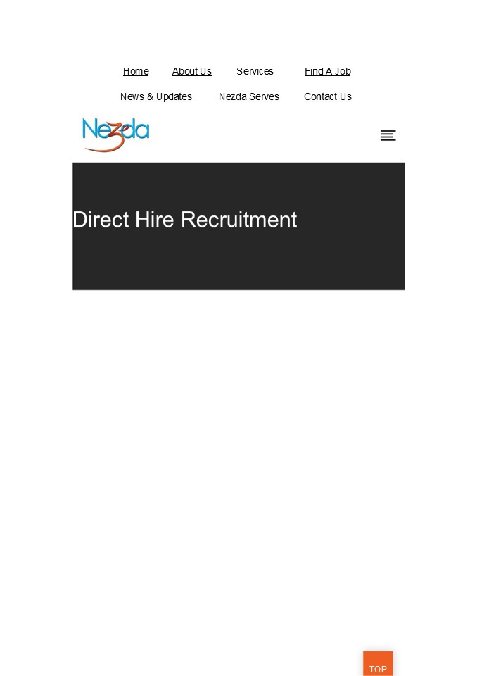 Direct Hire Recruitment Company Philippines | Nezda Global