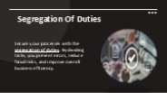 Segregation Of Duties