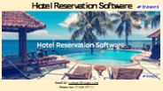Hotel Reservation Software System