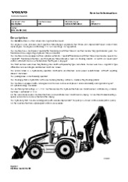 Volvo BL70B Backhoe Loader Service Repair Manual Instant Download