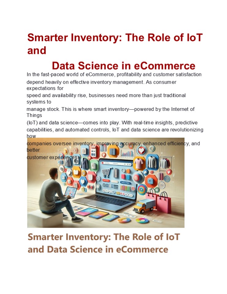 Smarter Inventory: The Role of IoT and Data Science in eCommerce