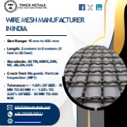Wire Mesh | Fin Tube | Electropolished Pipe - Timex Metals