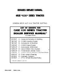 CASE 641C Tractor Service Repair Manual Instant Download
