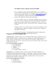 The Office Interior Design Trends For 2025