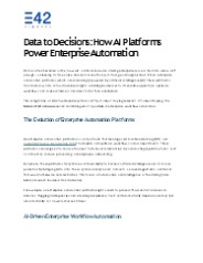 How AI Platforms Power Enterprise Automation