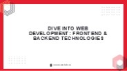 Frontend & Backend: The Powerhouses of Modern Web Applications