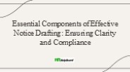 draft a notice
