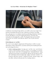 Car Sun Films – Maintain Or Replace Them?