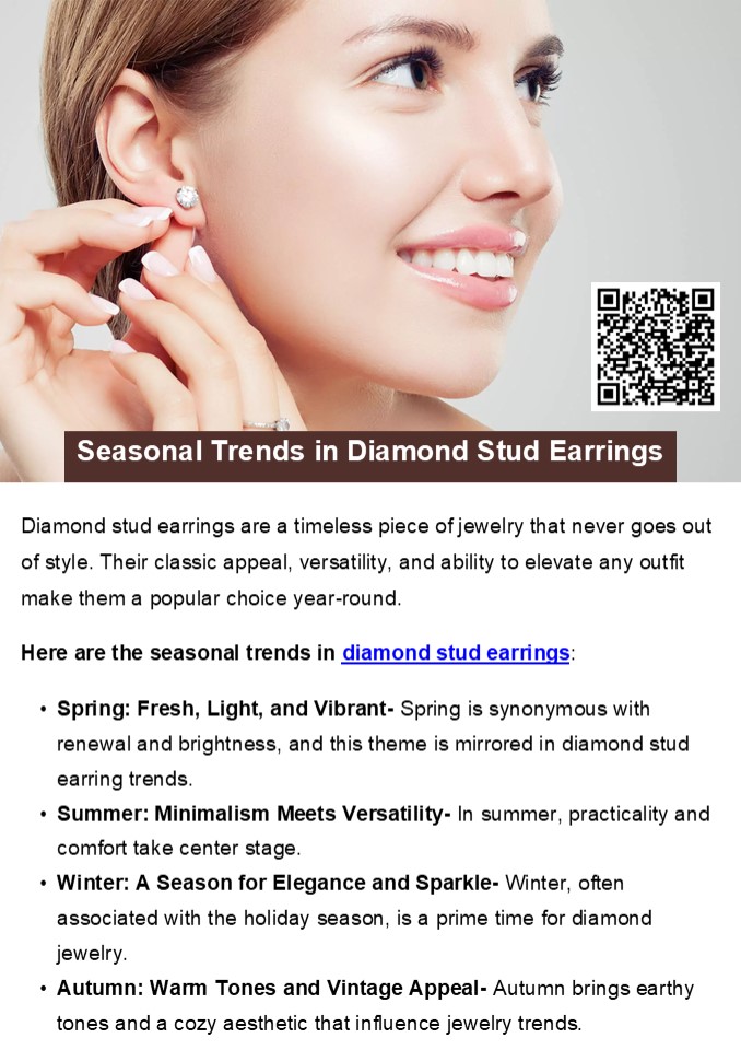 Seasonal Trends in Diamond Stud Earrings