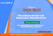 Educational School Lab Equipments Manufacturers