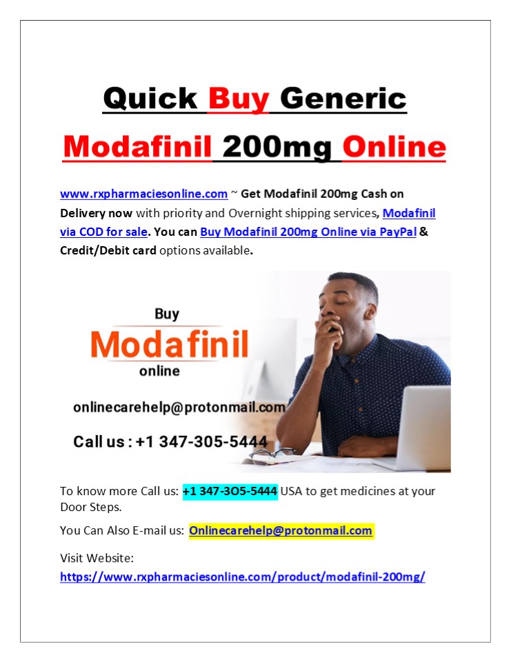 Quick Buy Generic Modafinil 200mg Online