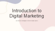 introduction to digital marketing