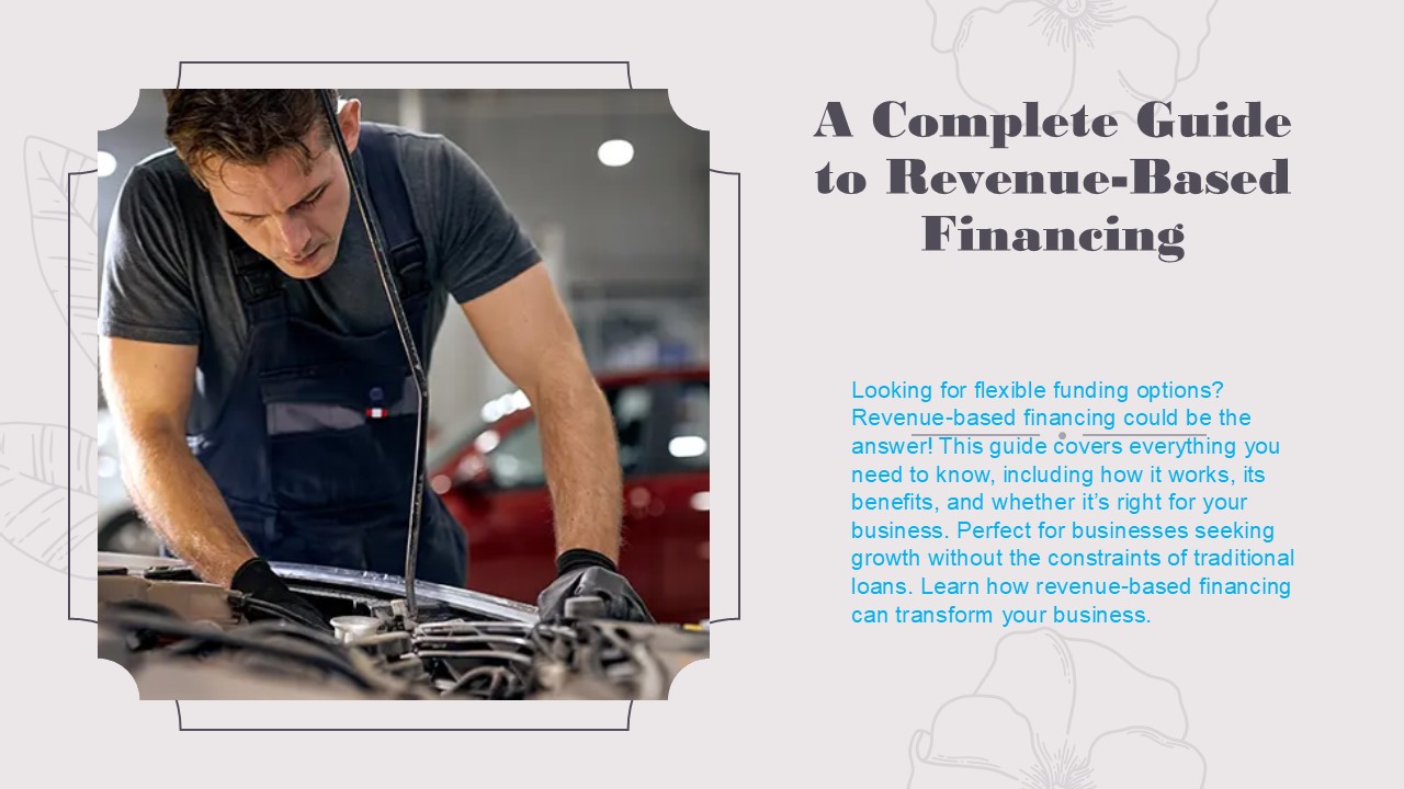 Explore the Benefits of Revenue-Based Financing