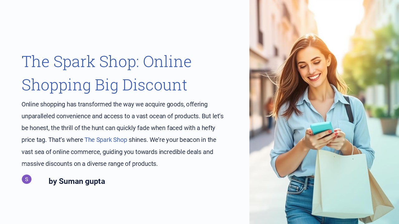 The Spark Shop – Online Shopping Big Discount