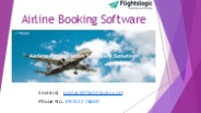 Airline Booking Software