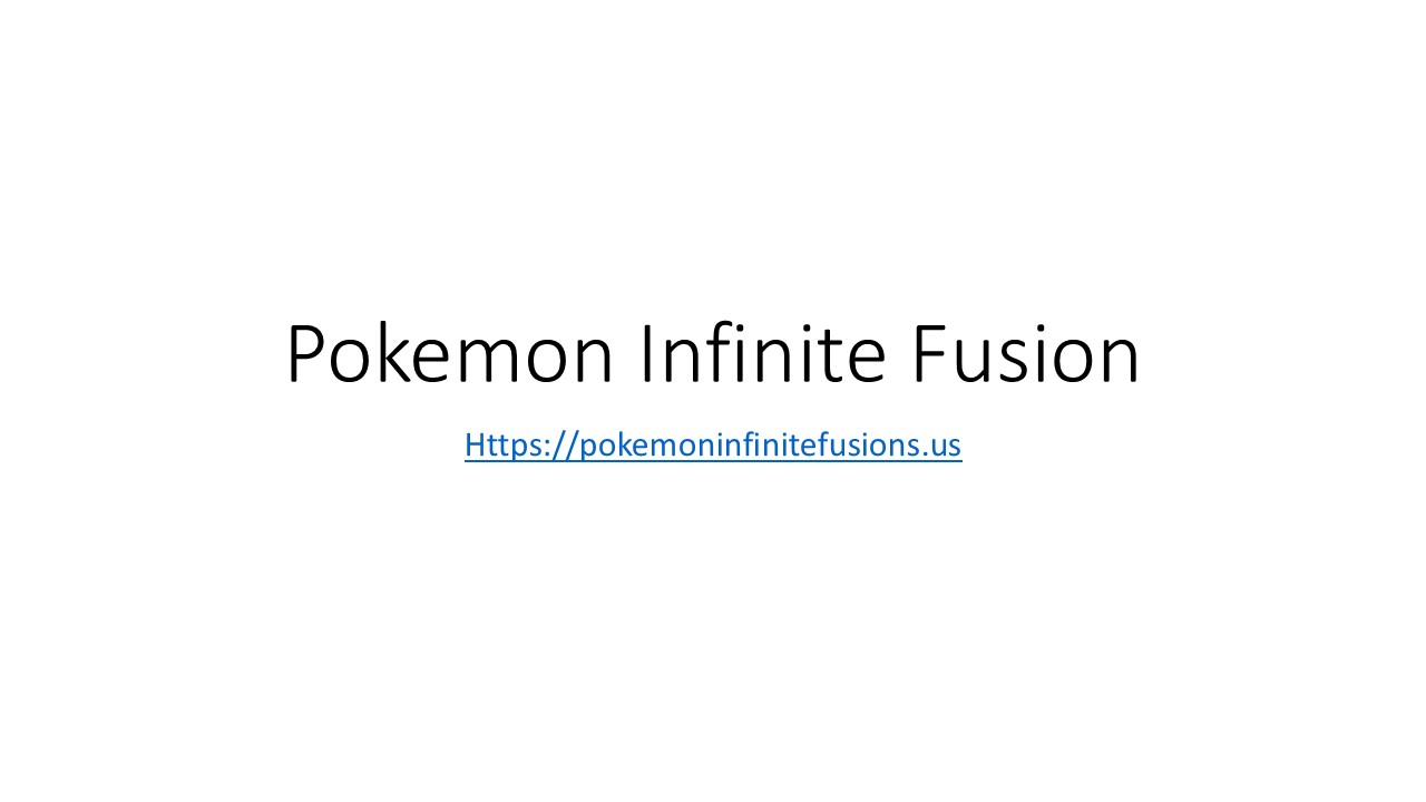 Pokemon Infinite Fusion