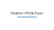 Pokemon Infinite Fusion (1)