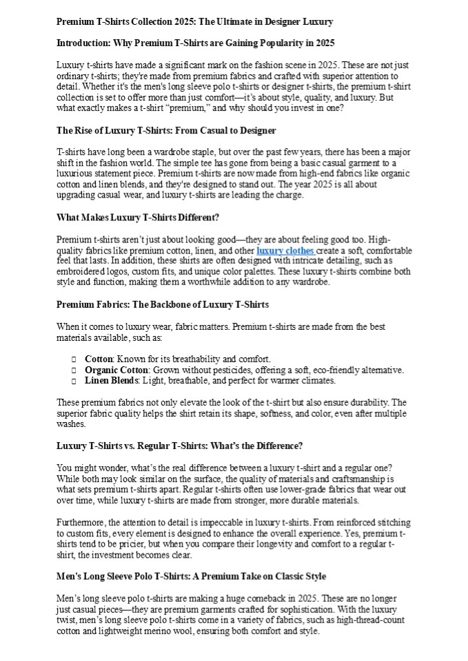 Introducing the New Premium Clothes Collection (1)