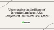 Internship Certificate Sample