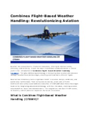 Mastering CFBWH for Safe and Efficient Aviation