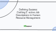 Job Description Meaning and Definition