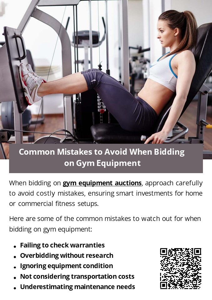Common Mistakes to Avoid When Bidding on Gym Equipment