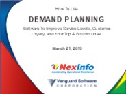 NexInfo _ Vanguard Webinar