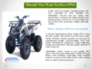 Should You Trust TaoTao ATVs?