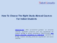 How To Choose The Right Study Abroad Courses For Indian Students