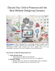 website designing company in hyderabad