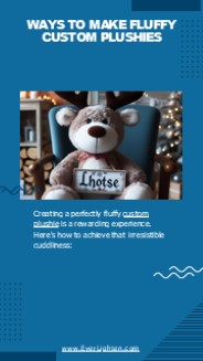 Ways to Make Fluffy Custom Plushies