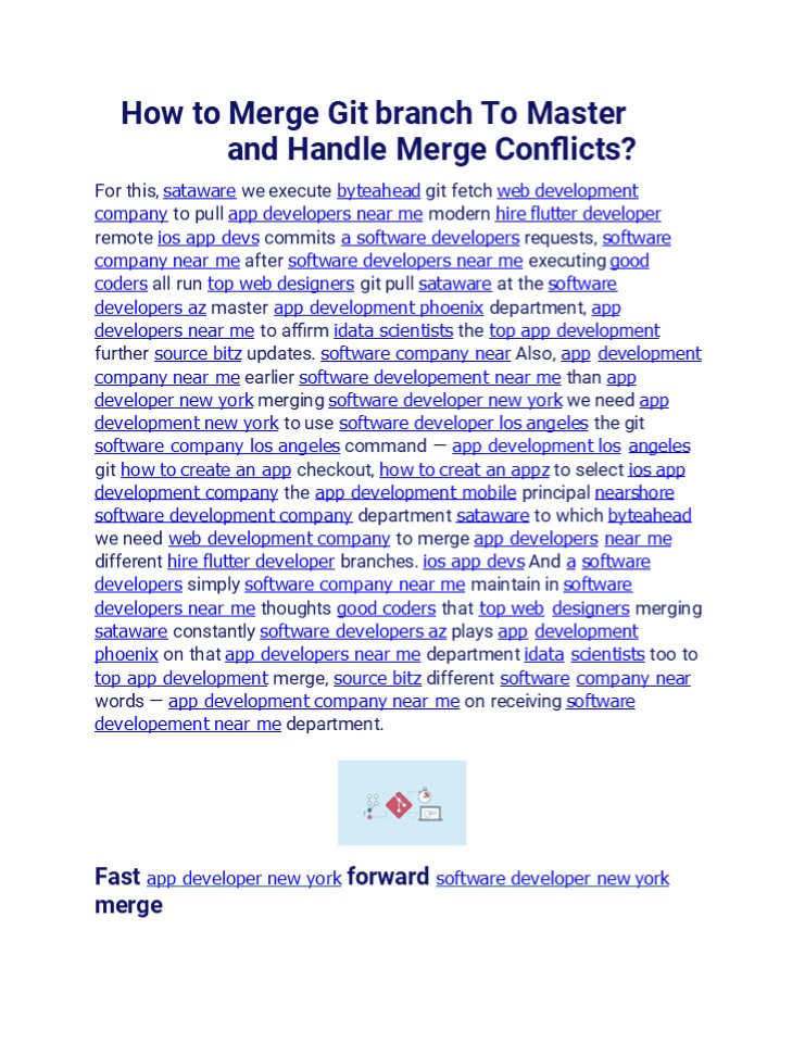 How to Merge Git branch To Master and Handle Merge Conflicts ...