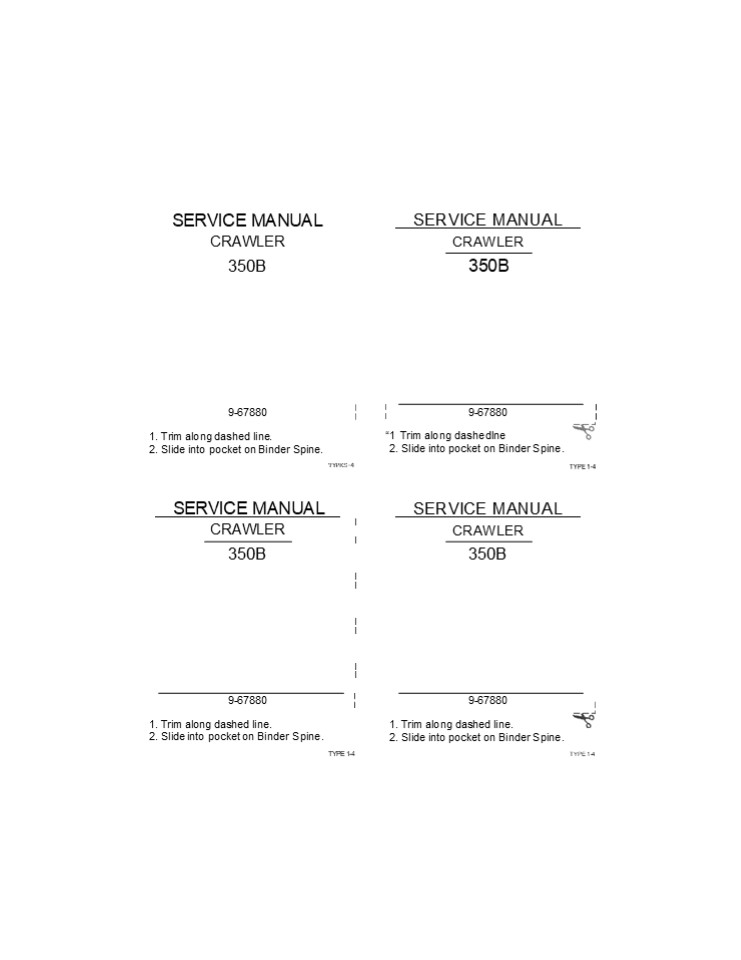 CASE 350B Crawler Dozer Service Repair Manual Instant Download