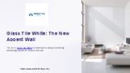 Glass Tile White