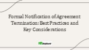 Agreement Termination