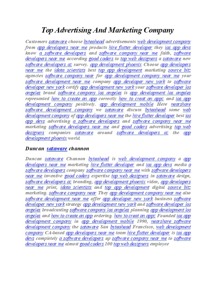 Top Advertising And Marketing Company