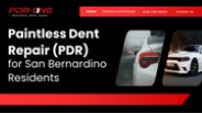Paintless Dent Repair (PDR) for San Bernardino Residents