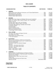 CASE W30 Wheel Loader Service Repair Manual Instant Download