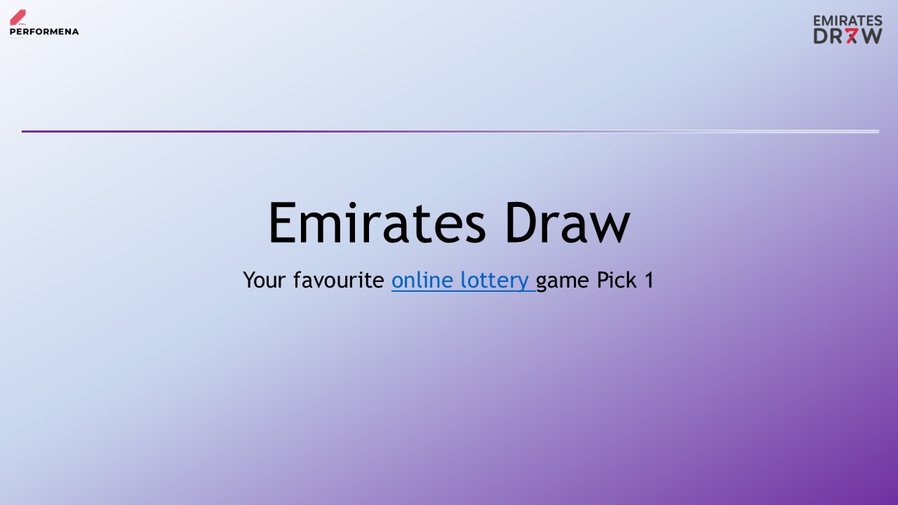 Emirates Draw PPT22