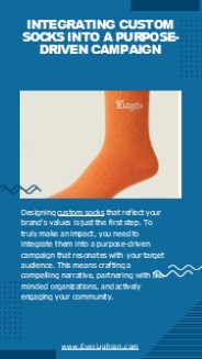 Integrating Custom Socks into a Purpose-Driven Campaign