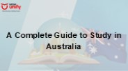 Step-by-Step Process to Study in Australia