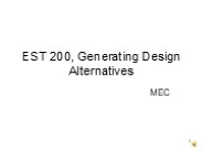 Generating Design Alternatives
