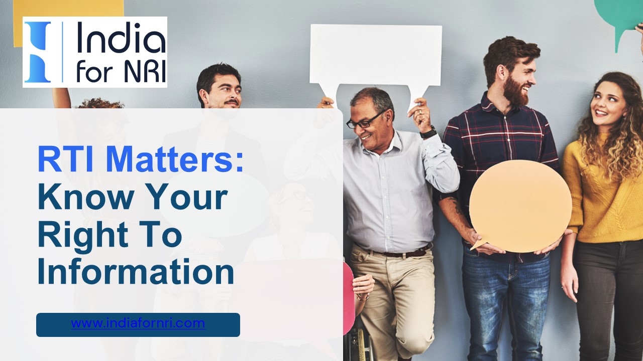 RTI Matters: Know Your Right To Information
