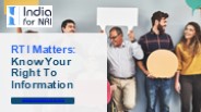 RTI Matters: Know Your Right To Information