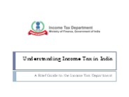 Understanding Income Tax in India