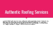 Authentic Roofing Services