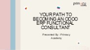 Unlock Your Future as an Odoo ERP Functional Consultant